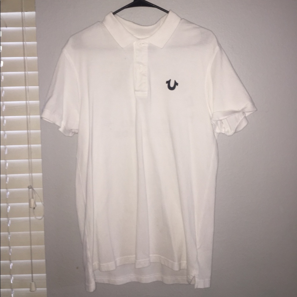 TRUE RELIGION COLLARED TEE